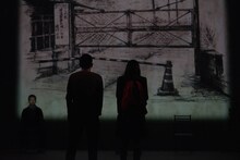 モダンスイマーズ「句読点三部作連続上演 第三弾『死ンデ、イル』」より。