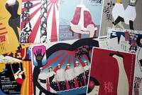 演劇の宣伝美術ワークショップより。