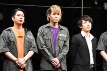 左からSHUN、碕理人、米原幸佑。
