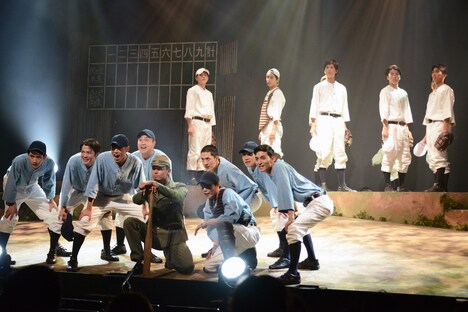 「舞台『野球』飛行機雲のホームラン～Homerun of Contrail」ゲネプロより。