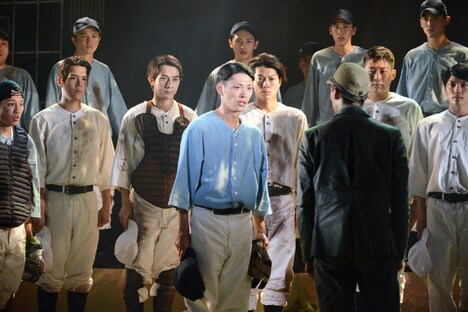 「舞台『野球』飛行機雲のホームラン～Homerun of Contrail」ゲネプロより。