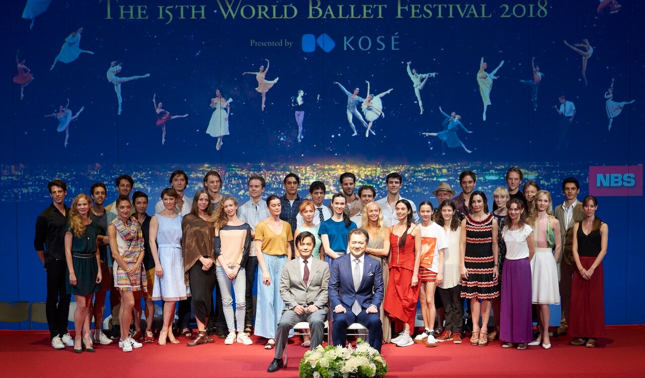 「第15回 世界バレエフェスティバル」」記者会見より。（photo：Mizuho Hasegawa）