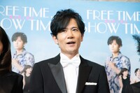 「FREE TIME, SHOW TIME『君の輝く夜に』」会見より。稲垣吾郎。（撮影：内池秀人）