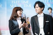 「FREE TIME, SHOW TIME『君の輝く夜に』」会見より。（撮影：内池秀人）