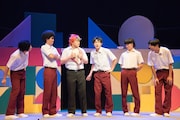 舞台「ハイスクール!奇面組2~嵐を呼ぶ変態ライバル対決~」より。