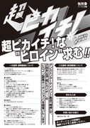 梅棒 9th “RE”ATTACK「超ピカイチ！」“ヒロインオーディション”にあたって公開されたチラシ。