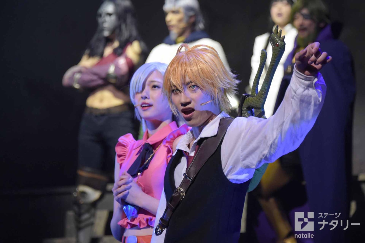 「劇場版 七つの大罪 天空の囚われ人」公開記念「七つの大罪 The STAGE」公開ゲネプロより。