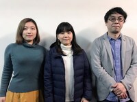 劇団ショウダウン。左から竹内敦子、林遊眠、ナツメクニオ。