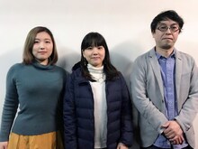 劇団ショウダウン。左から竹内敦子、林遊眠、ナツメクニオ。