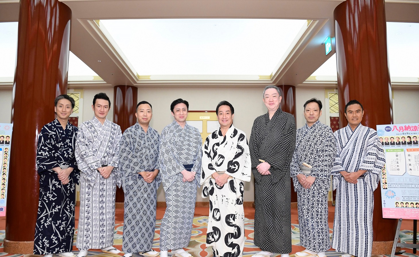 「八月納涼歌舞伎」囲み取材より。（写真提供：松竹株式会社）