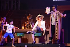 松浦司がルフィを熱演 ワンピース音宴 開幕 南キャン山里 新しい音楽の 魅せ方 ステージナタリー 松浦司がルフィを熱演 ワンピース音宴 開幕 南キャン山里 新しい音楽の 魅せ方 ステージナタリー