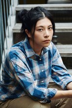 鷺沼恵美子のソロビジュアル。