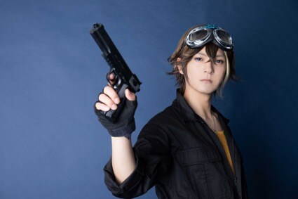 唐沢縁役の上田堪大。