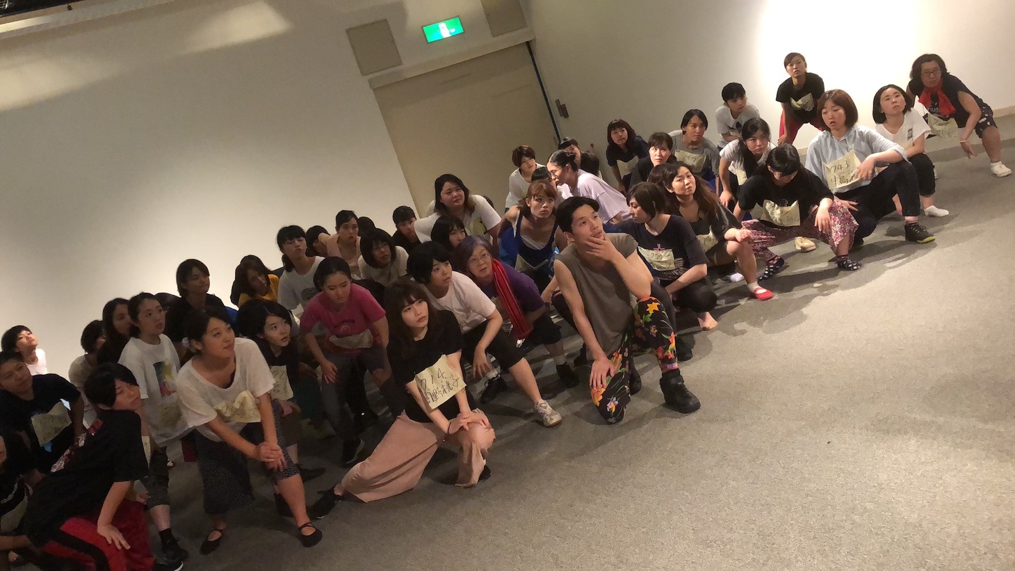 劇団子供鉅人 100人シェイクスピア第2弾「夏の夜の夢」稽古の様子。