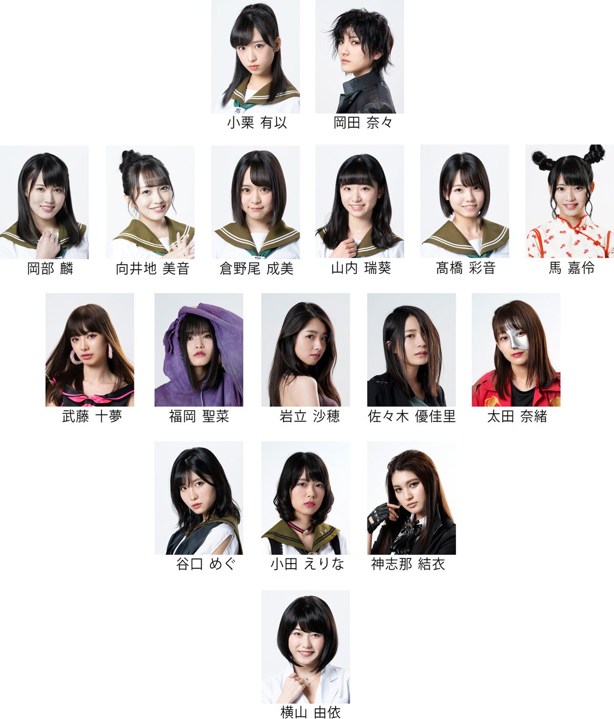舞台版「マジムリ学園（仮）」の出演者。 - 小栗有以・岡田奈々W主演 