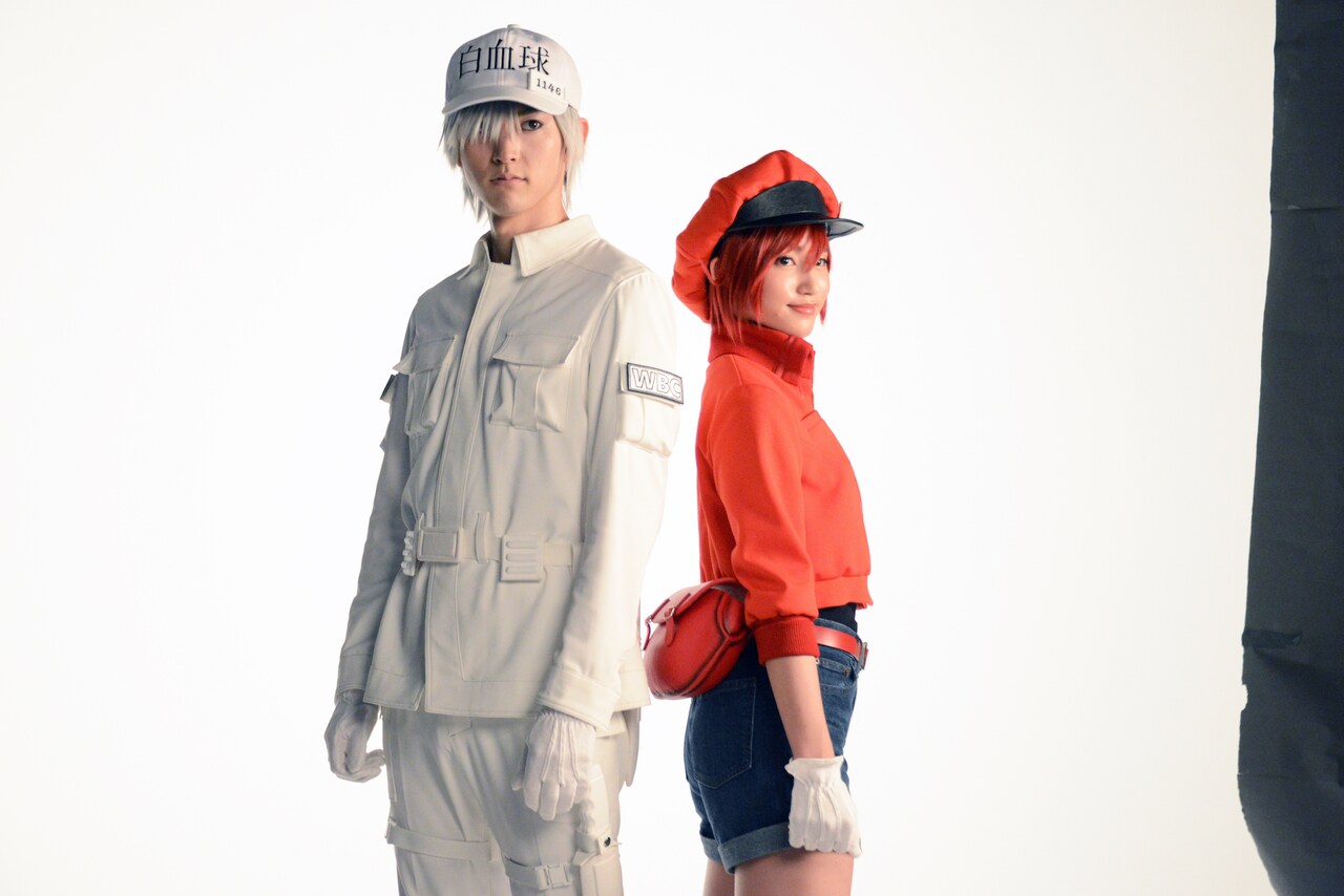 和田雅成＆七木奏音が“なごみ系”のシーンを再現「はたらく細胞」ビジュアル撮影