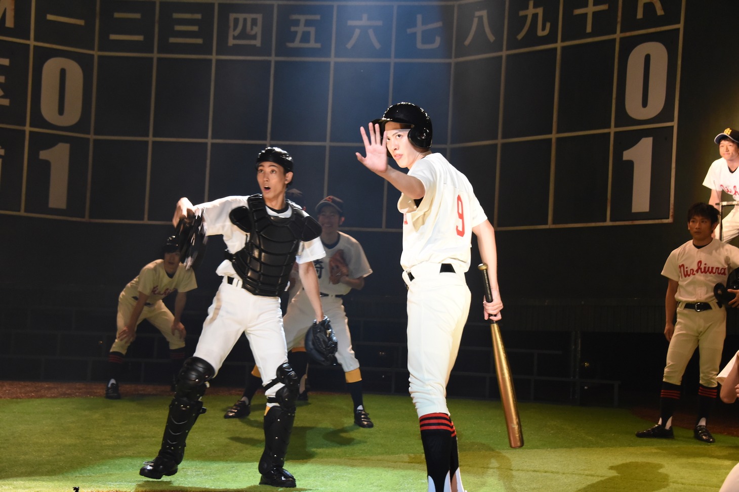 舞台「おおきく振りかぶって 夏の大会編」公開ゲネプロより。