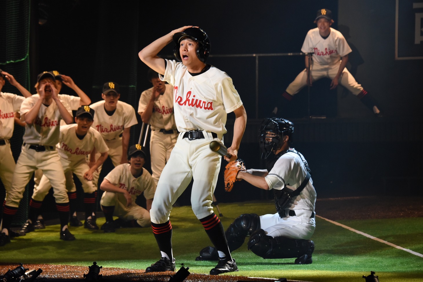 舞台「おおきく振りかぶって 夏の大会編」公開ゲネプロより。