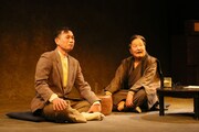 文学座9月アトリエの会「かのような私‐或いは斎藤平の一生-」ゲネプロより。(撮影:宮川舞子)