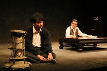 文学座9月アトリエの会「かのような私‐或いは斎藤平の一生-」ゲネプロより。（撮影：宮川舞子）