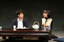 文学座9月アトリエの会「かのような私‐或いは斎藤平の一生-」ゲネプロより。（撮影：宮川舞子）