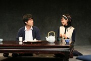 文学座9月アトリエの会「かのような私‐或いは斎藤平の一生-」ゲネプロより。(撮影:宮川舞子)
