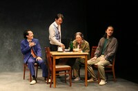 文学座9月アトリエの会「かのような私‐或いは斎藤平の一生-」ゲネプロより。（撮影：宮川舞子）