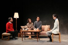 文学座9月アトリエの会「かのような私‐或いは斎藤平の一生-」ゲネプロより。（撮影：宮川舞子）