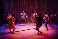 ブルーエゴナク「ふくしゅうげき」ゲネプロより。（撮影：金子愛帆）