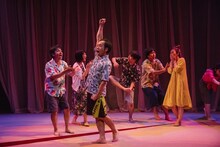 ブルーエゴナク「ふくしゅうげき」ゲネプロより。（撮影：金子愛帆）