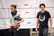KAAT神奈川芸術劇場プロデュース「華氏451度」稽古より。(撮影:宮崎慎之輔)