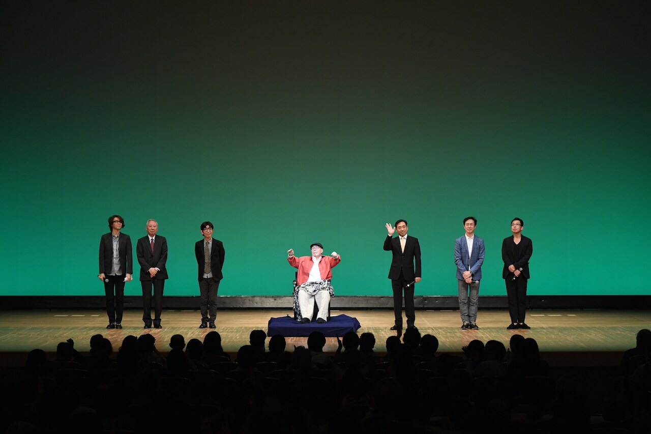 三代目市川猿之助の軌跡をたどる春秋座主催のフォーラムに、猿翁が登場