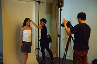 ビジュアル撮影の様子。