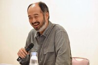 「The Silver Tassie 銀杯」制作発表会より、森新太郎。