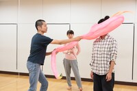 第17回AAF戯曲賞受賞記念公演「シティIII」稽古場より。（撮影：前谷開）