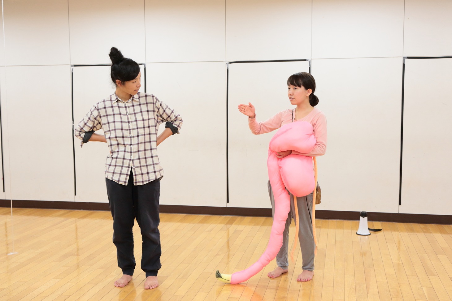 第17回AAF戯曲賞受賞記念公演「シティIII」稽古場より。（撮影：前谷開）