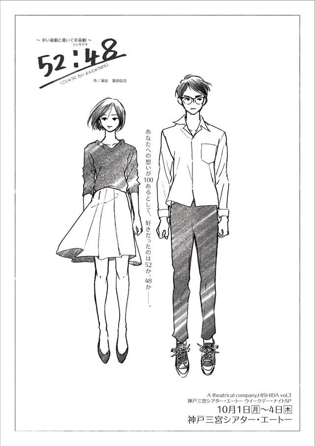 A Theatrical Company,HISHIDA vol.3「52：48」チラシ表