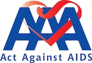 「Act Against AIDS」ロゴ
