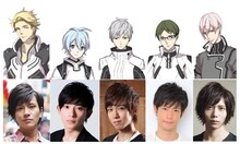 上段左から黄川田剛、水上ゆりお、白山純平、緑ヶ丘流星、桃谷総司。下段左から財木琢磨、橋本祥平、石井孝英、大塚剛央、染谷俊之。