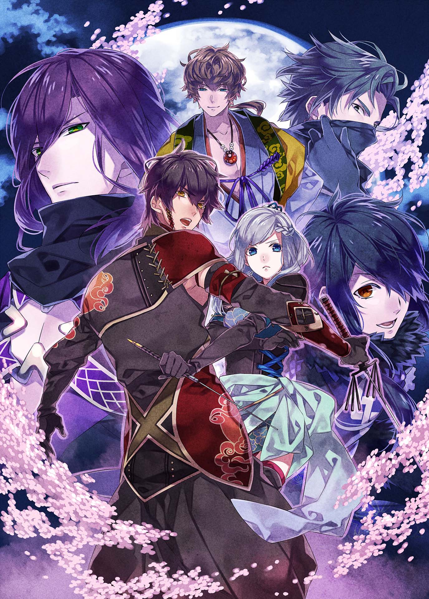 「忍法浪漫剣劇『百花百狼 ～戦国忍法帖～』～月下丸の章～」ビジュアル