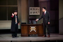 劇団スーパー・エキセントリック・シアター 第56回本公演「ミュージカル・アクション・コメディー『テクニカルハイスクールウォーズ～鉄クズは夜作られる～』」公開稽古より。