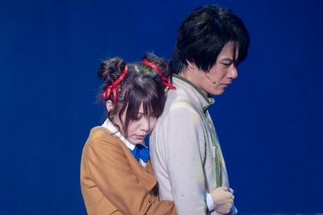 ミュージカル「ふしぎ遊戯-蒼ノ章-」公開ゲネプロより。