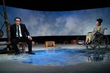 名取事務所公演 別役実連続上演シリーズ第8作目「-注文の多い料理昇降機-『ああ、それなのに、それなのに』」より。（撮影：坂内太）