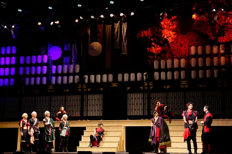 「2.5次元ダンスライブ『ツキウタ。』ステージ 第6幕『紅縁』」ゲネプロより。