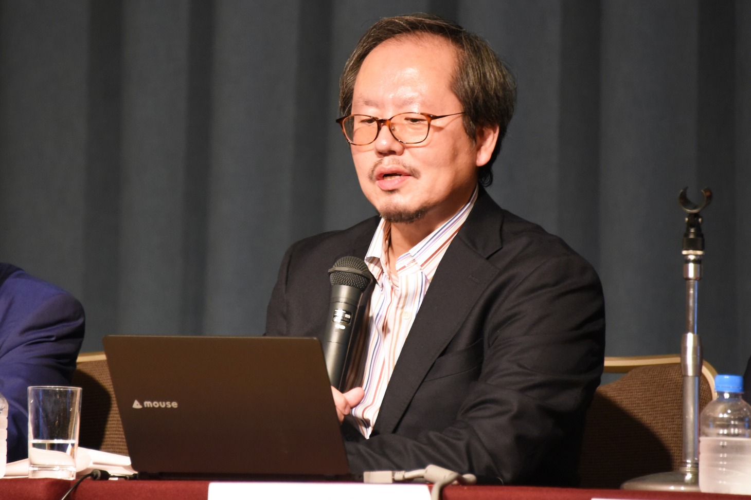 NHKエンタープライズの関山幹人エグゼティブ・プロデューサー。