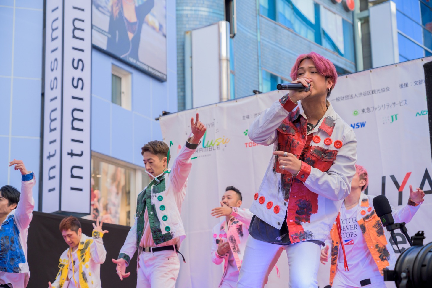 テーマソングが初披露された、10月21日開催の「SHIBUYA MUSIC SCRAMBLE -渋谷音楽祭2018-」より。