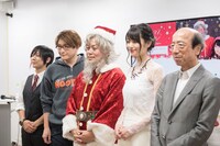 ミュージカル「クリスマスキャロル」製作発表会見より。