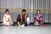 舞台「信長の野望・大志 -冬の陣- 王道執行 ～騎虎の白塩編～」稽古場より。