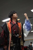 舞台「信長の野望・大志 -冬の陣- 王道執行 ～騎虎の白塩編～」稽古場より。