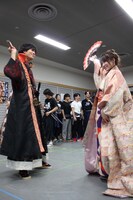 舞台「信長の野望・大志 -冬の陣- 王道執行 ～騎虎の白塩編～」稽古場より。